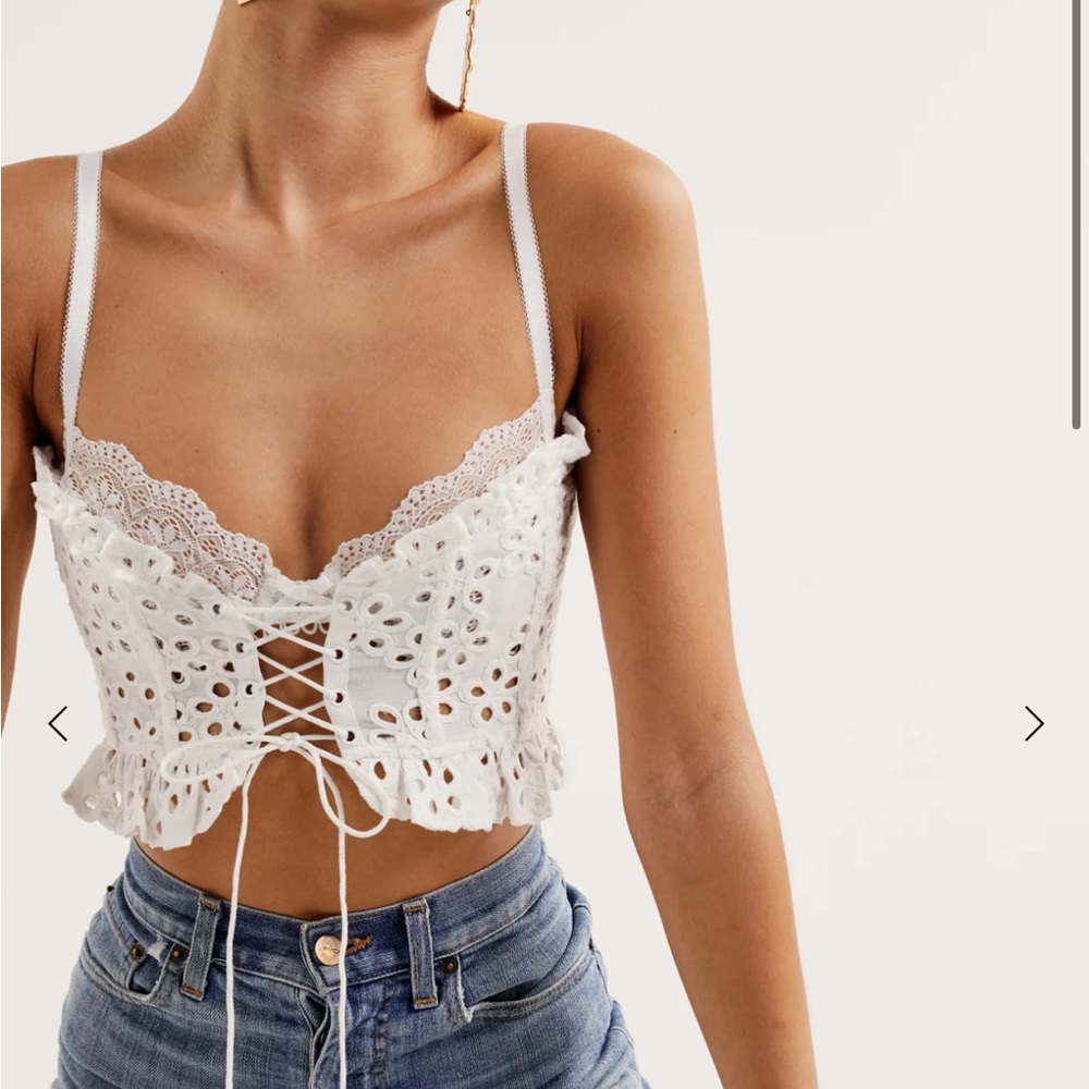 For love and lemons Sadie corset crop top
